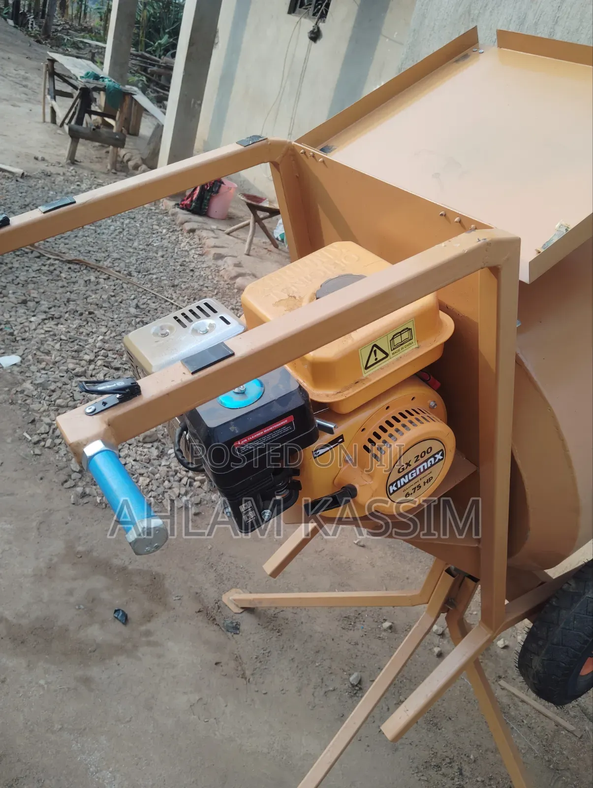 One Mans Operational Petrol Concrete Mixer Machine