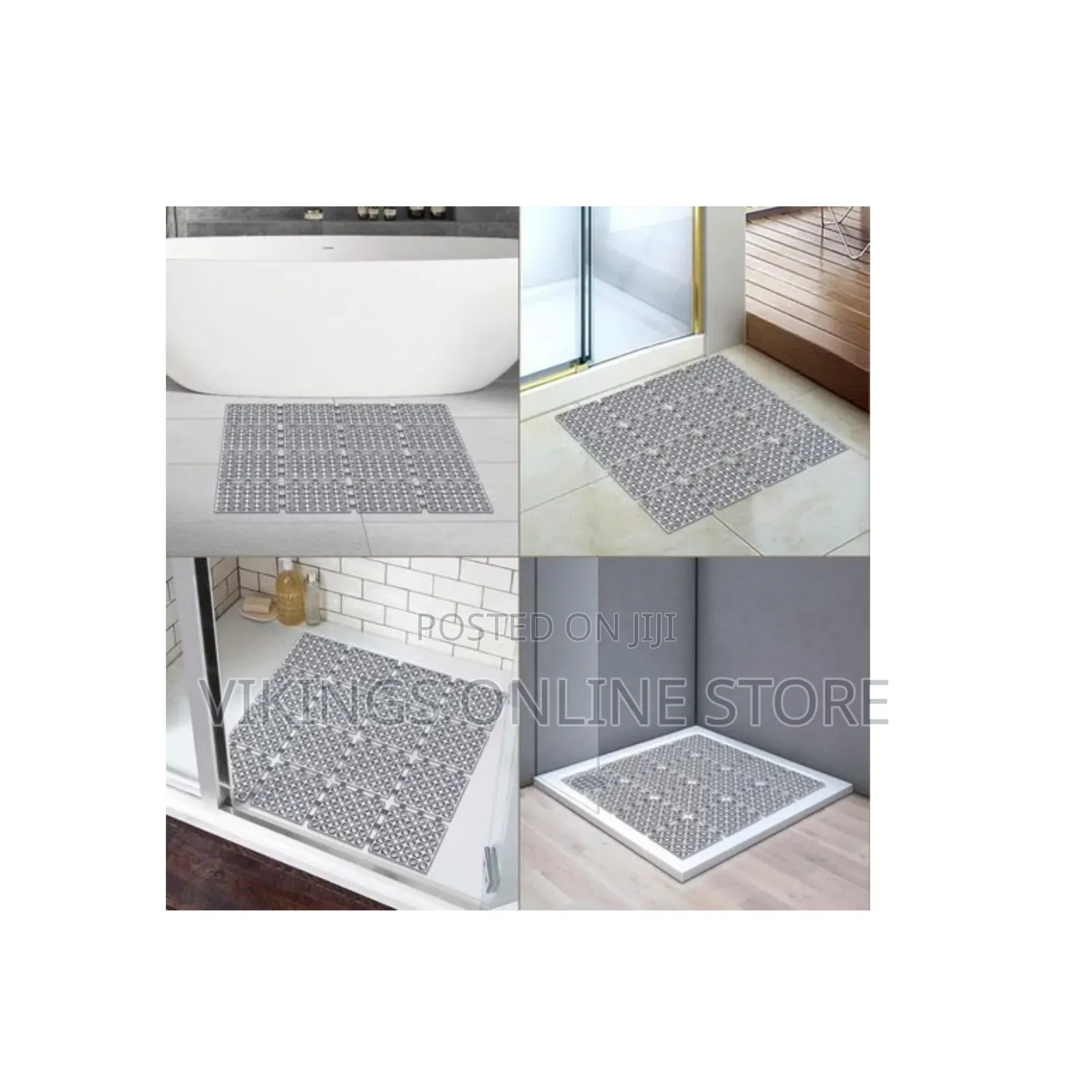 Modular Interlocking Non-Slip Shower Mat