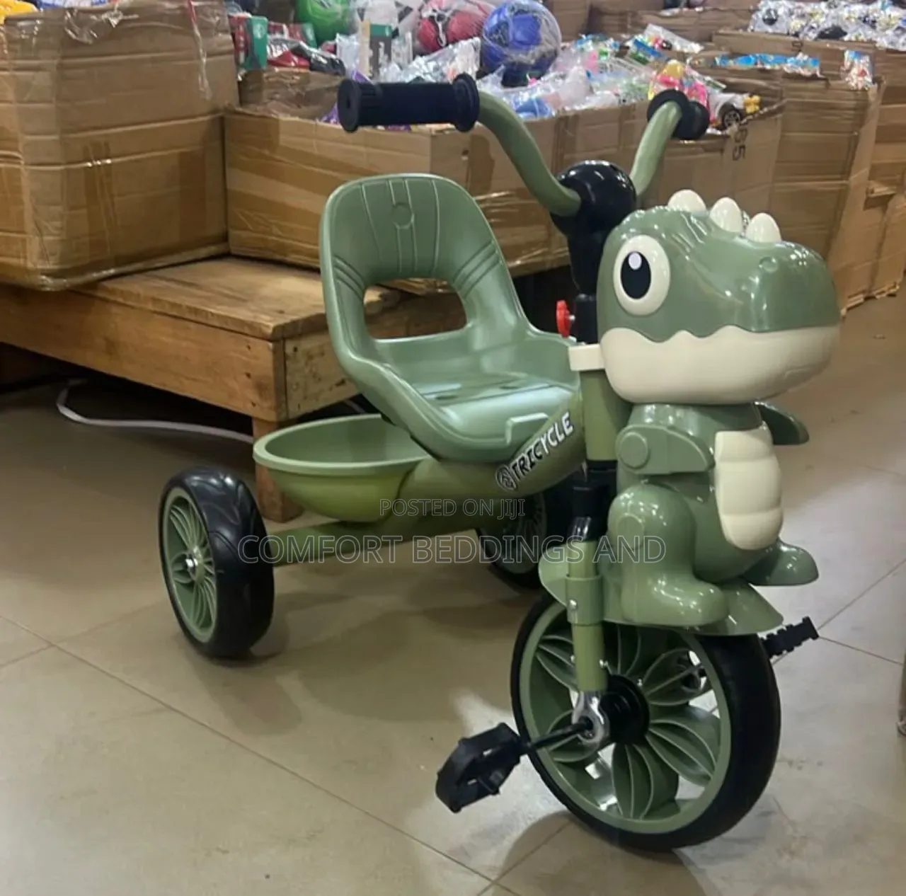 Rack Baby Tricycle Green