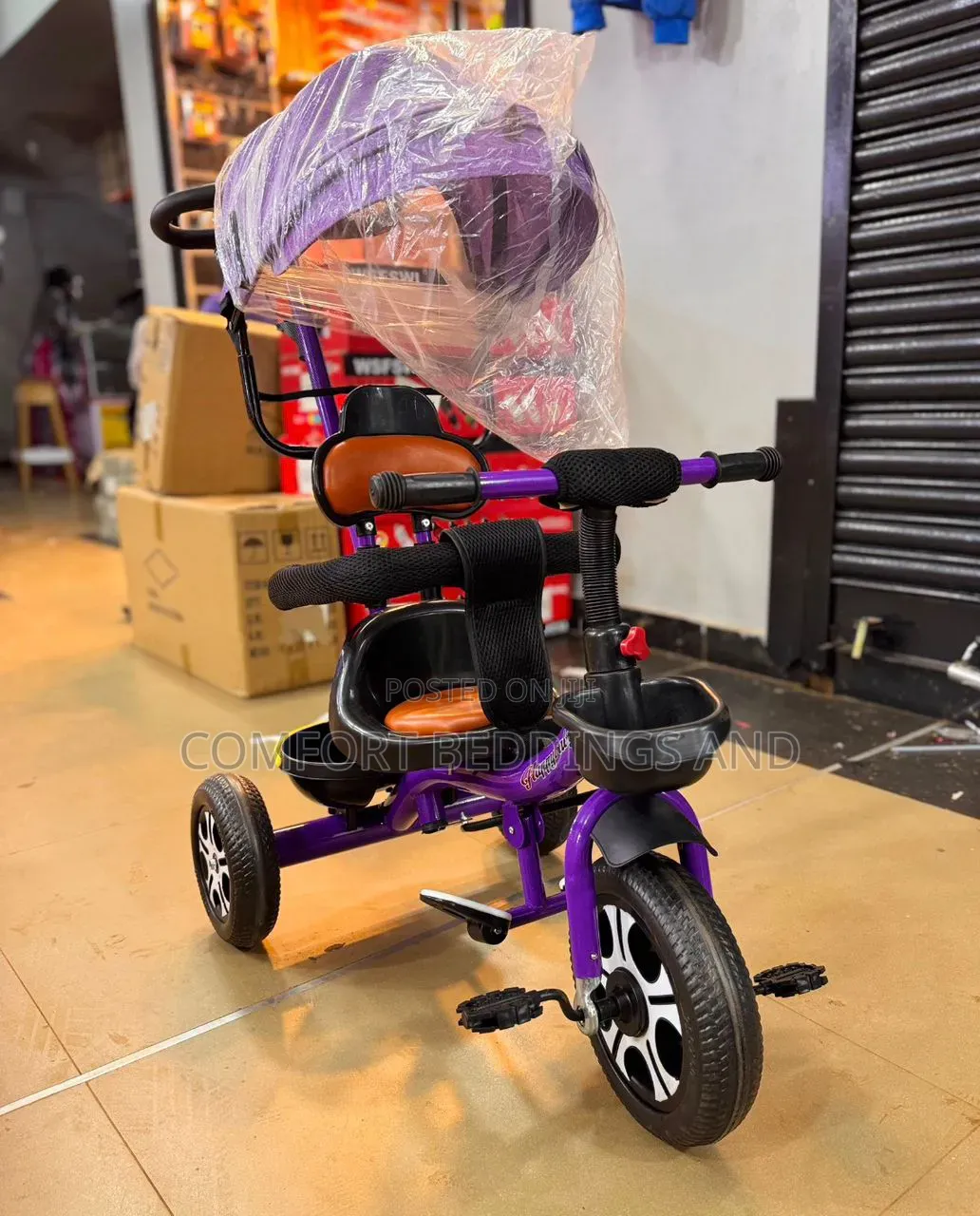 Umbrella Kids Tricycle Purple