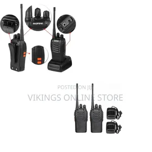 Baofeng BF-888S Rechargeable UHF Two-Way Walkie-Talkie.