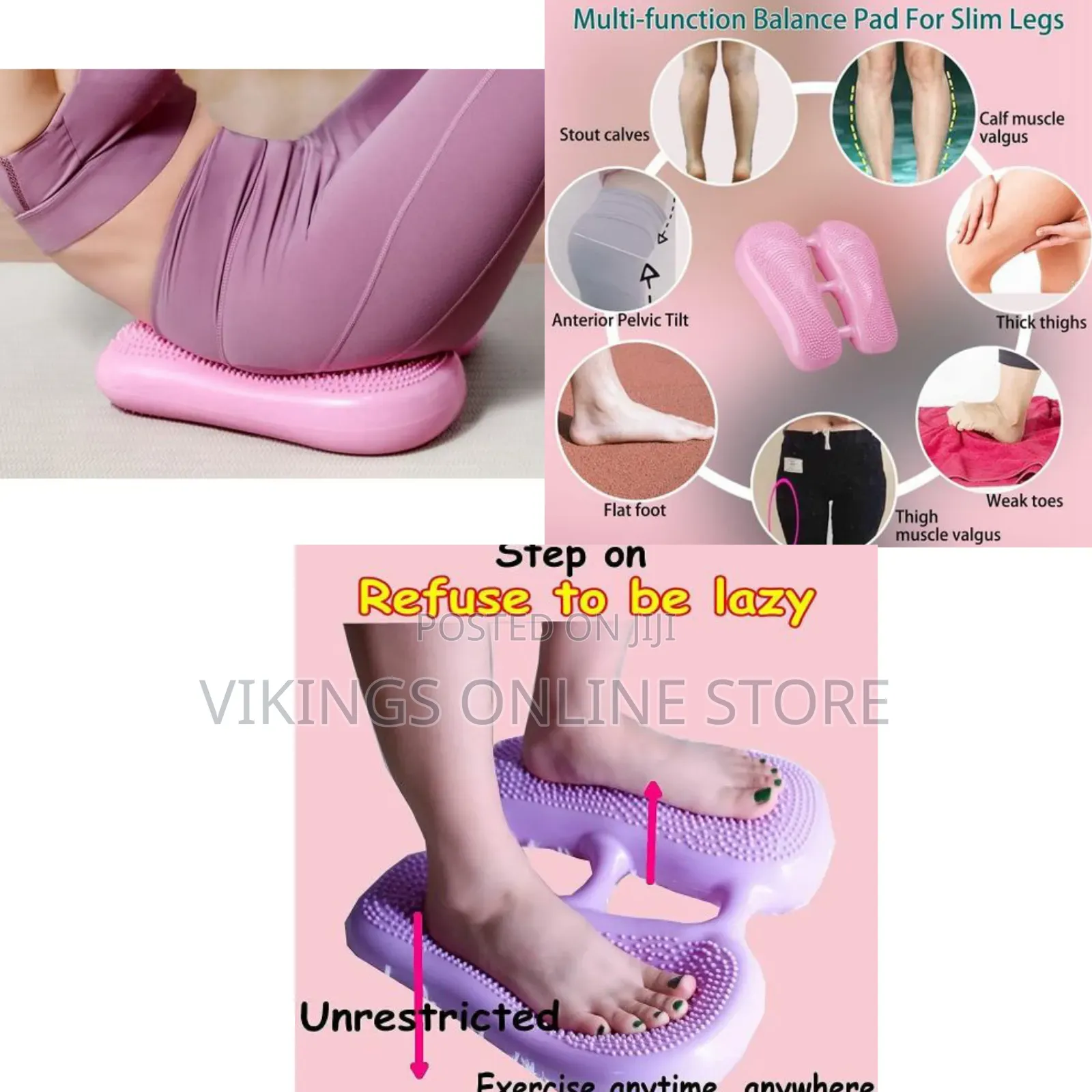 An Inflatable Fitness Stepper and Balance Pad