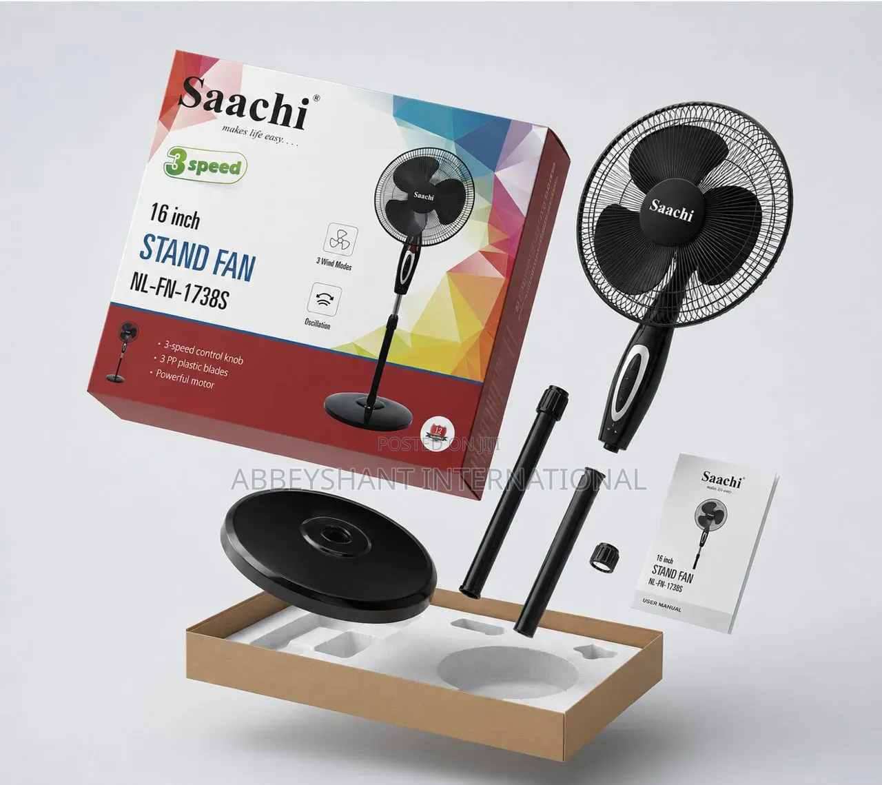 16"stand Fan Floor Stand Fan