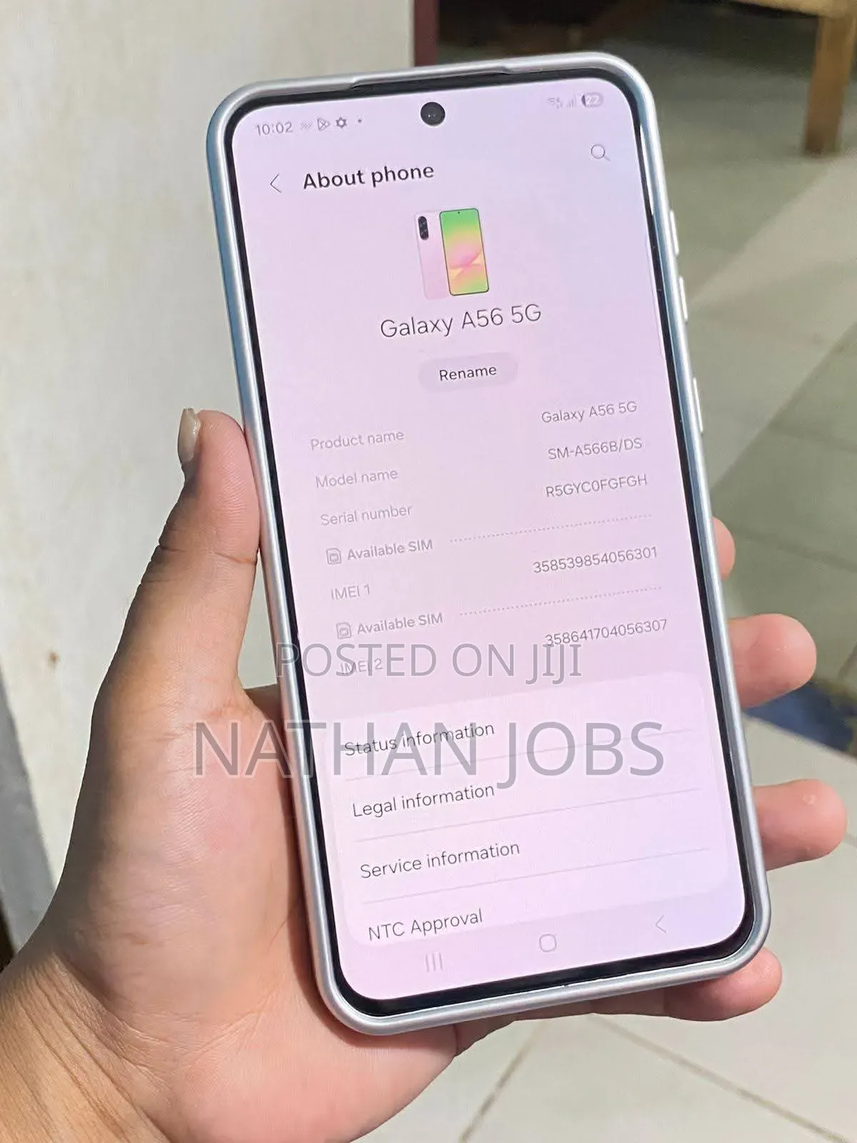 New Samsung Galaxy A56 256 GB Pink
