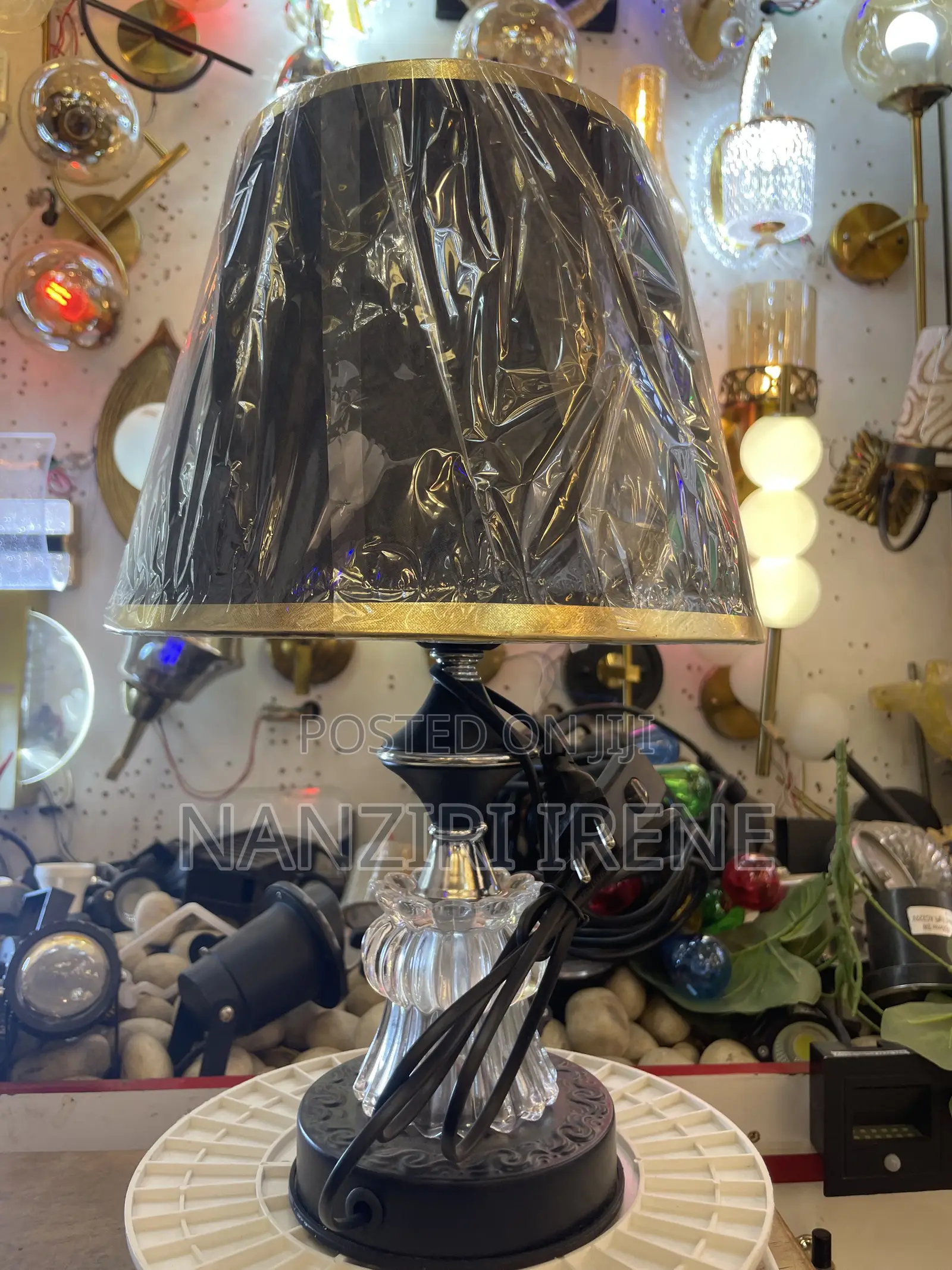 Black Bedside Lamp