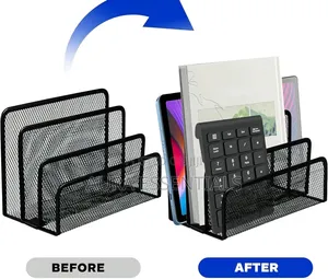 Vertical Metal Mesh Desk Organiser
