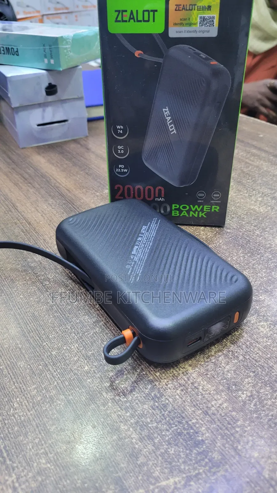 Portable Power Bank Zealot 20000mah