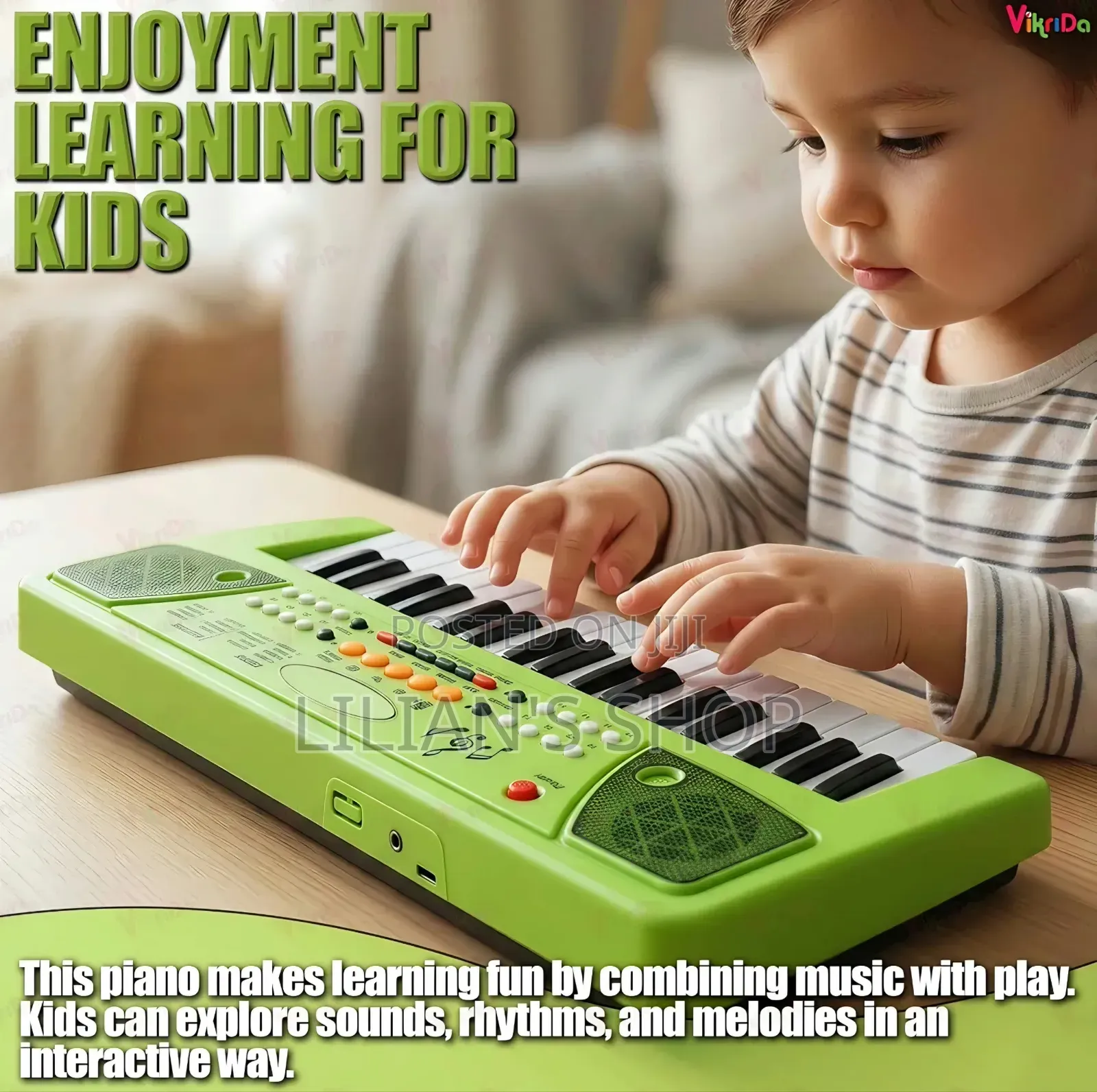 Kids Keyboard Piano With Microphone