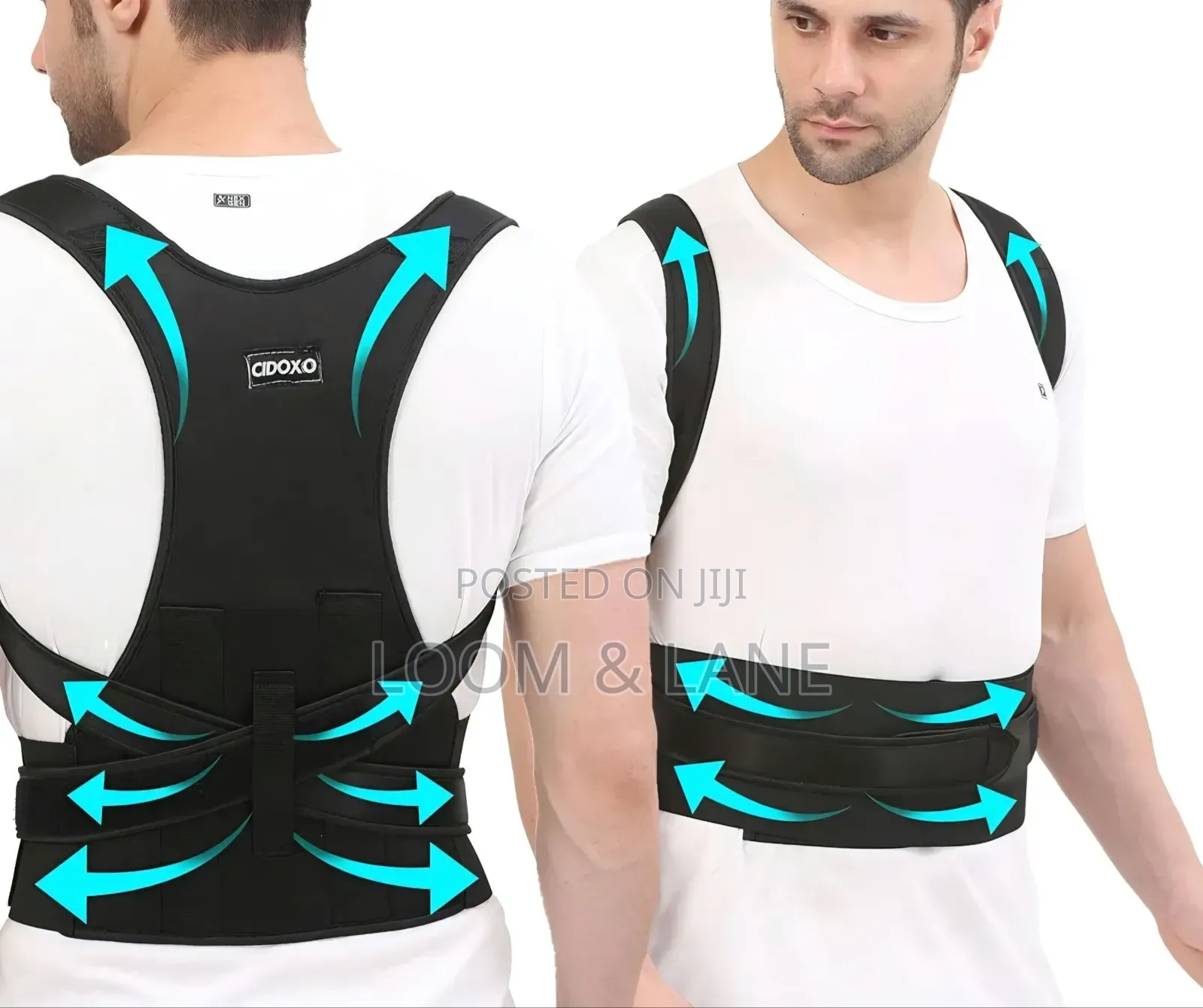 Adjustable Shoulder Straightener for Improving Back Posture