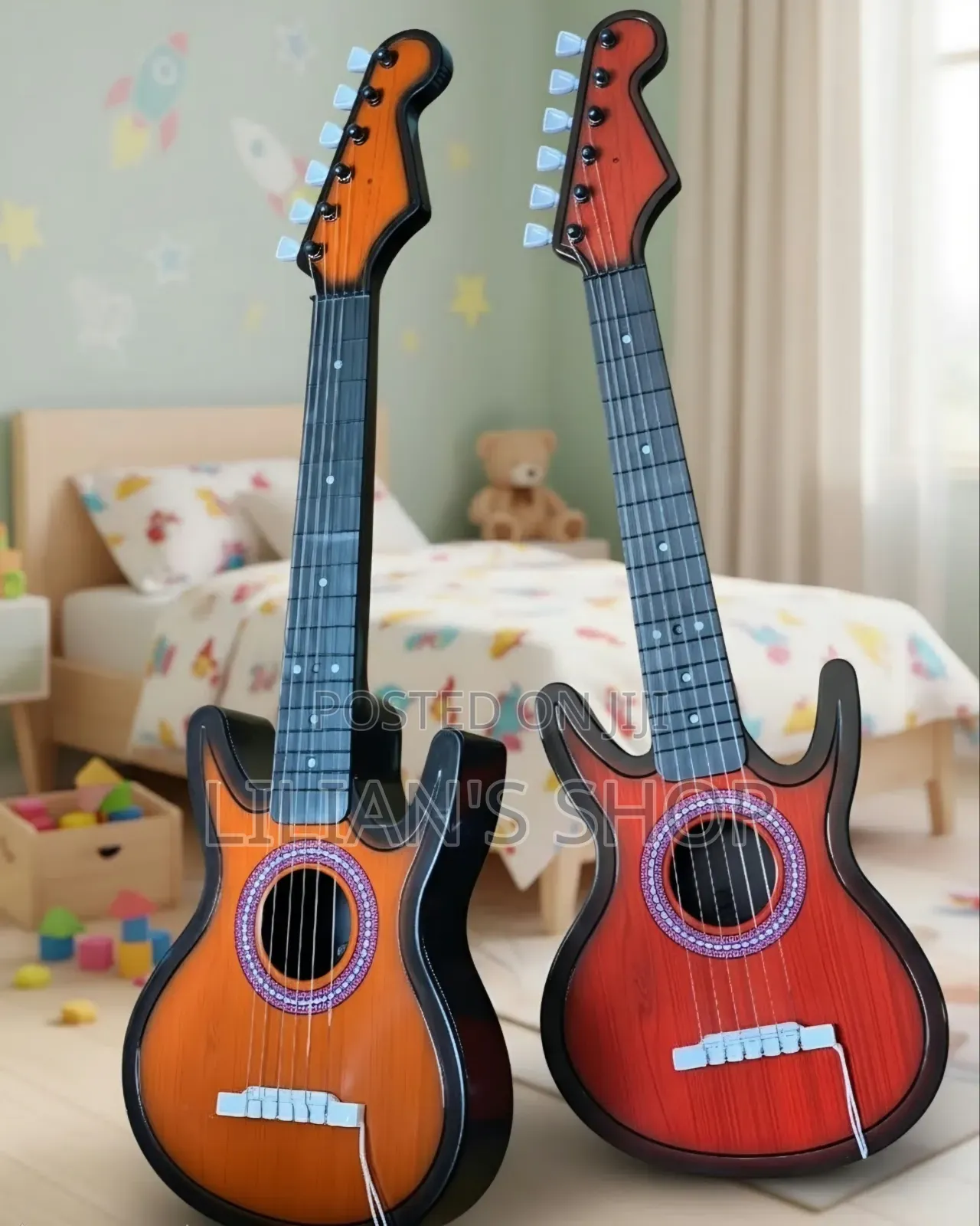 R6-String Children's Toy Rock Guitars,
