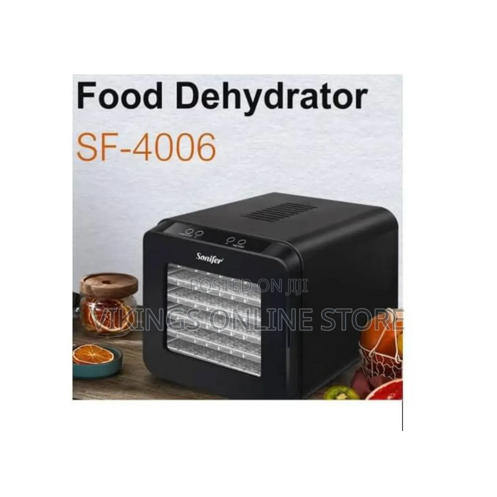 Sonifer 500W Digital Food Dehydrator (Model SF-4006)