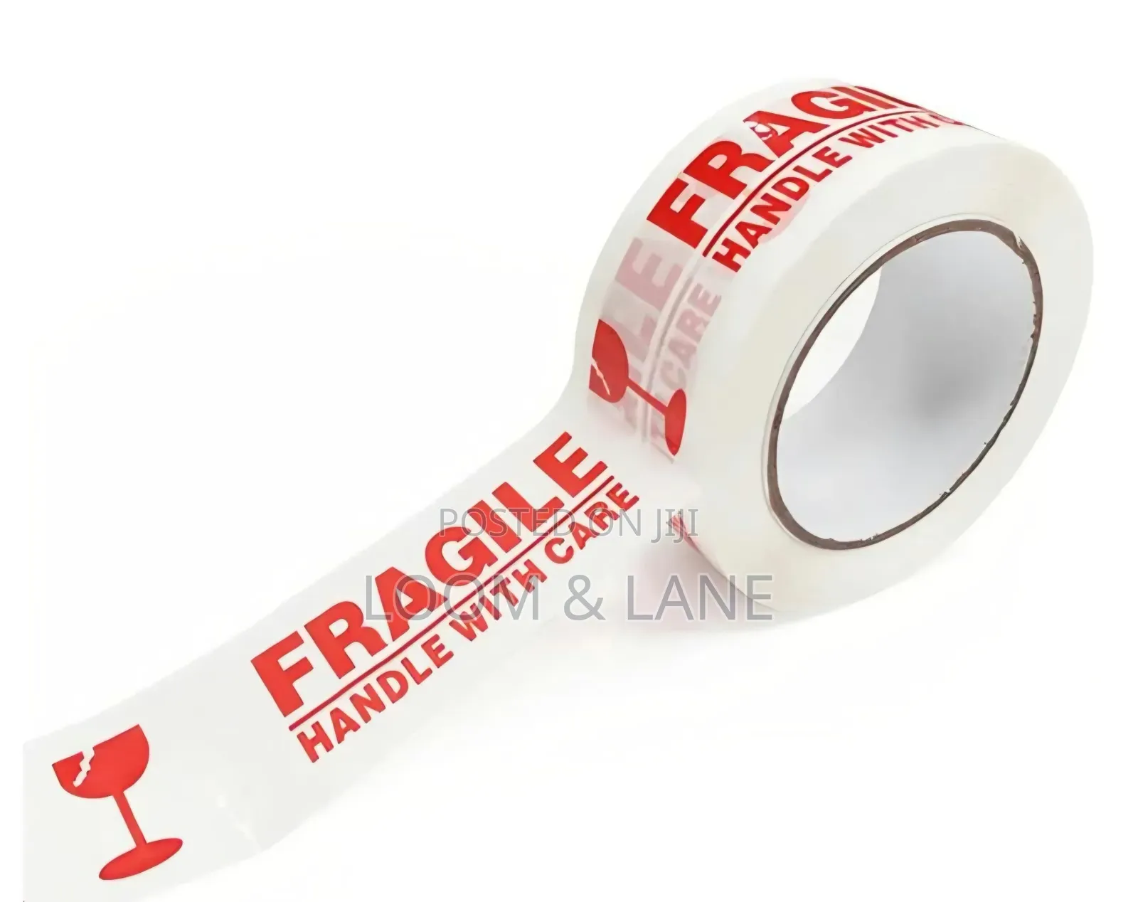 Fragile Tape Red Text Colour Parcel Tape 48MMx10m