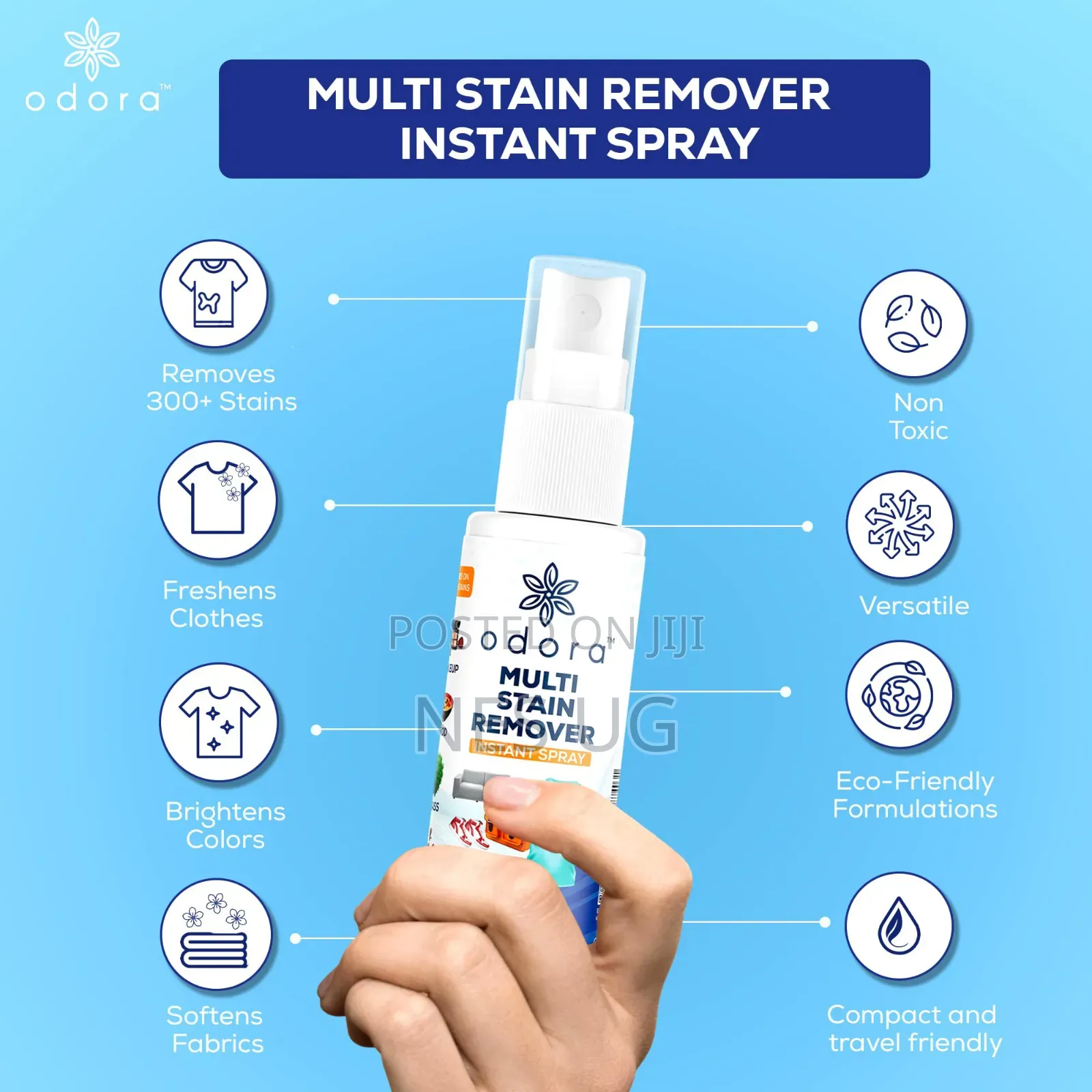 Odora Multi Stain Remover, Instant Stain Removal - 250ml