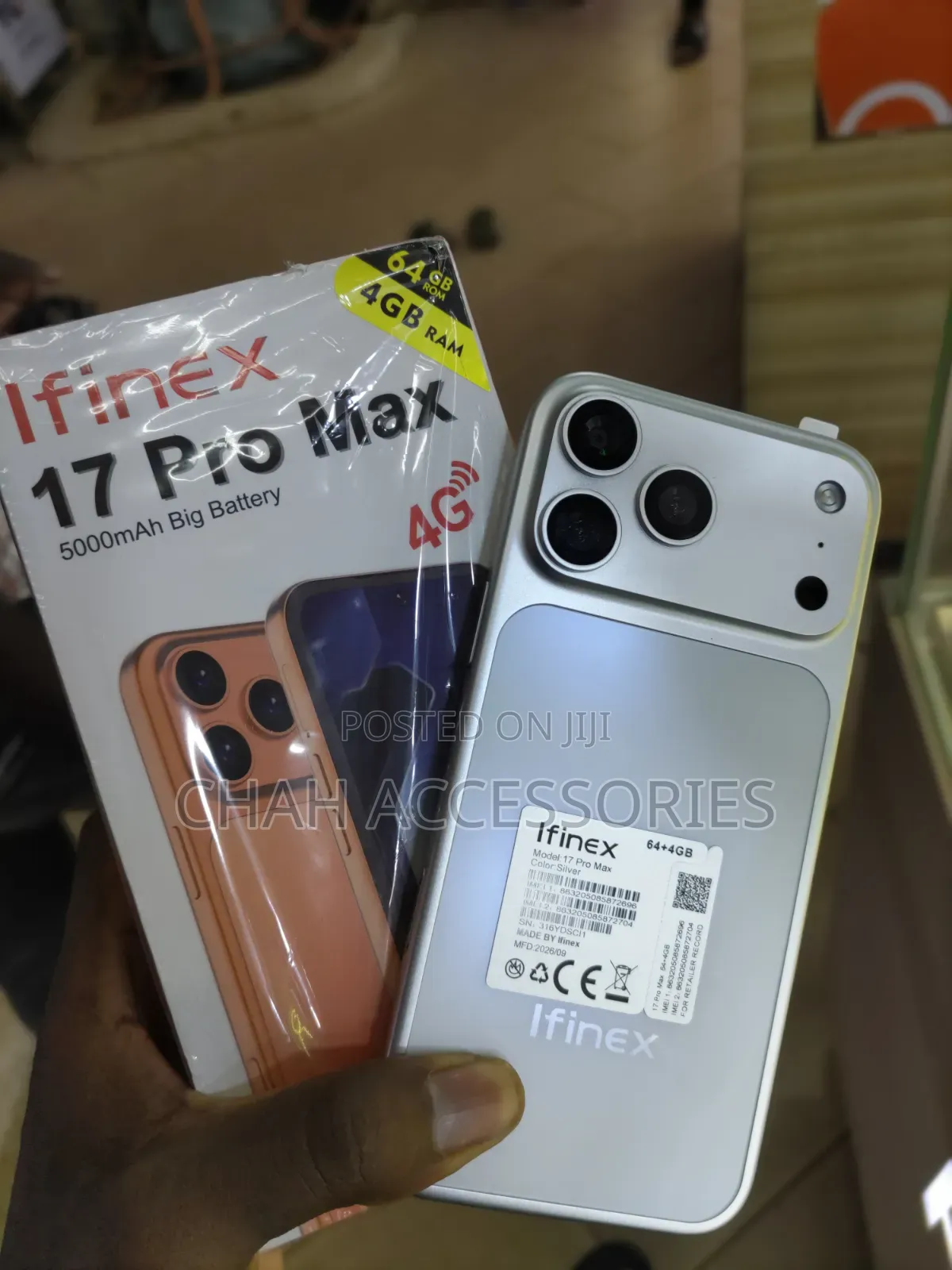 New Mobile Phone 64 GB Silver