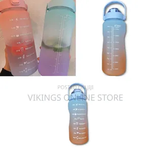 2-Liter Motivational Gradient Water Bottle