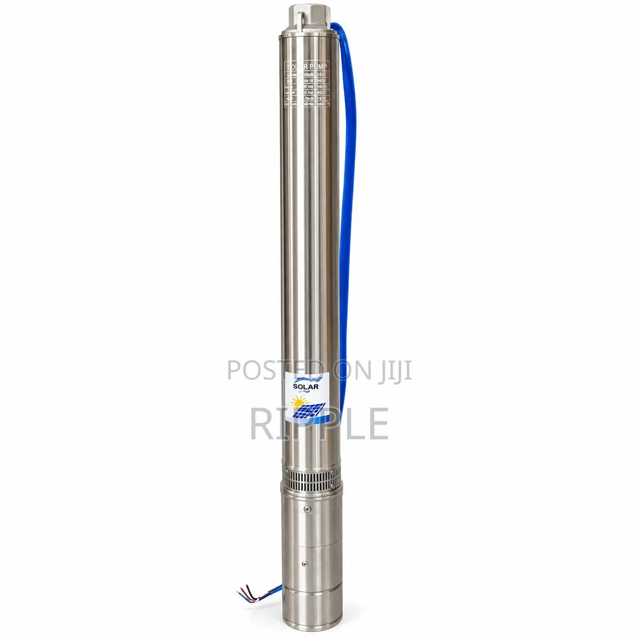 1500W Solar Borehole Pump 165m Head 4,000l/H 110V Deep Well Pump