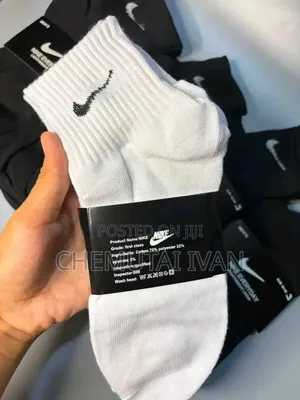 A Pair of Nike Socks {Black & White}