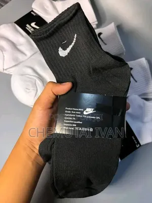 A Pair of Nike Socks {Black & White}