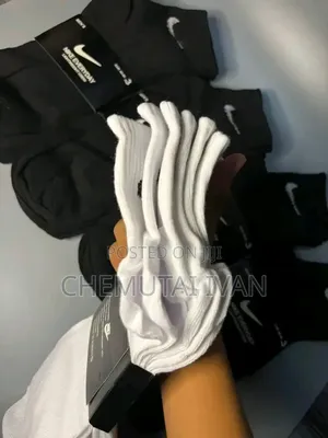 A Pair of Nike Socks {Black & White}