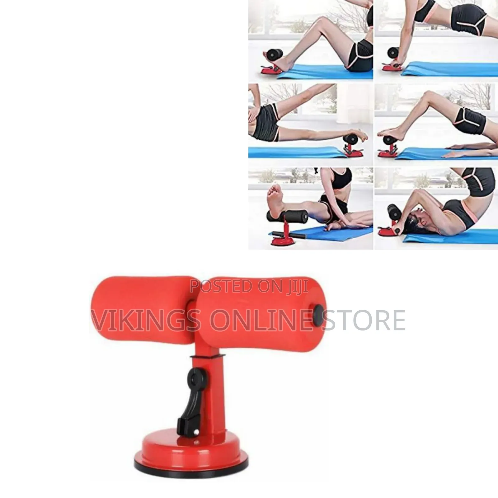 Portable Self-Suction Sit-Up Bar, an Adjustable Home Fitness