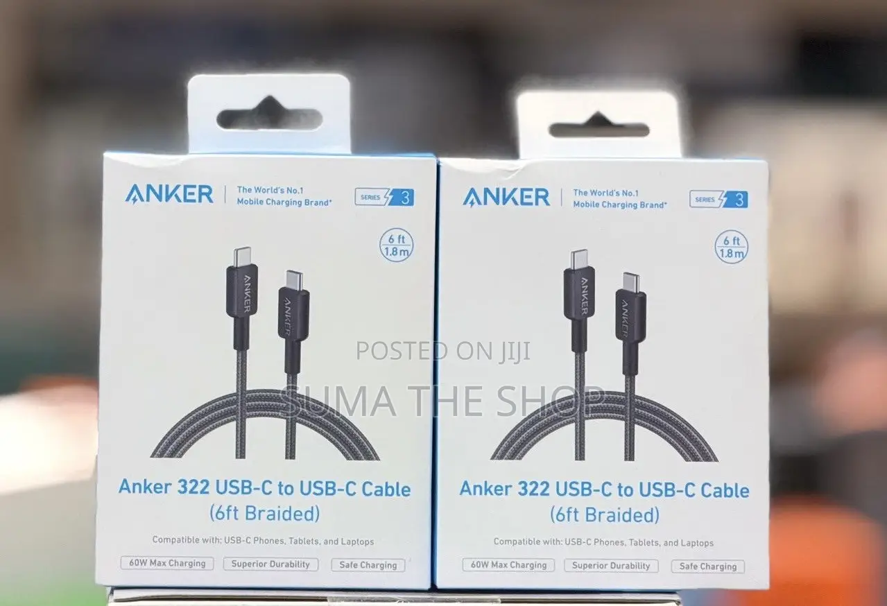Anker 322 USB-C to USB-C Cable, a 6-Foot Braided Cord