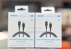 Anker 322 USB-C to USB-C Cable, a 6-Foot Braided Cord
