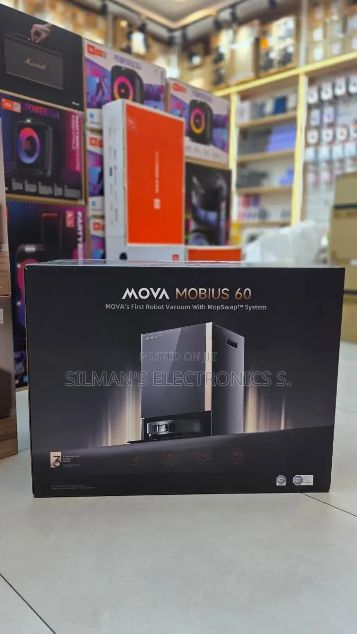 Mova Mobius 60 Robot Vacuum With Mop Swap System