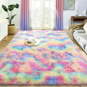Rainbow Fluffy Carpet