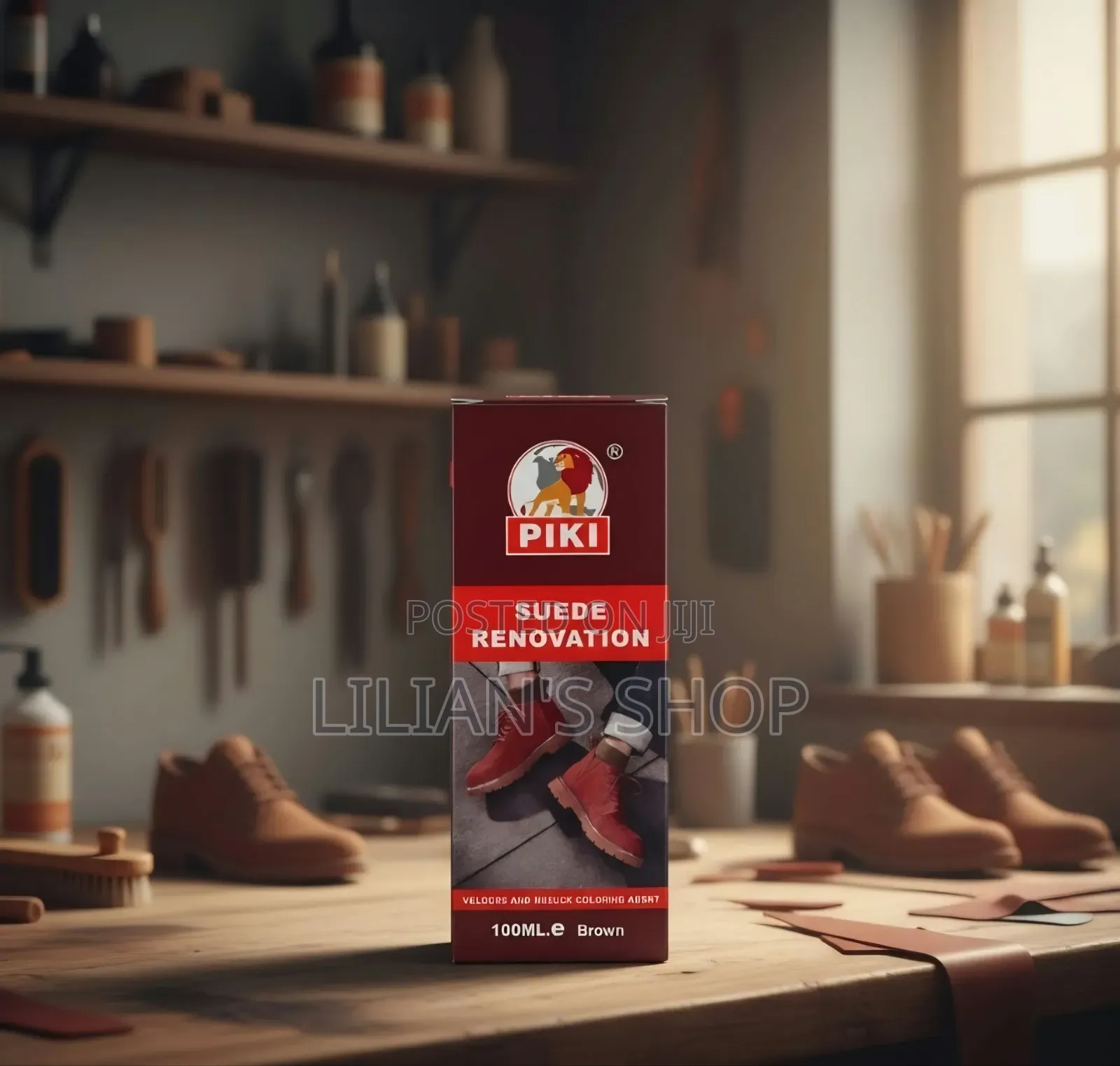 PIKI Suede Renovation Brown Shoe Paint