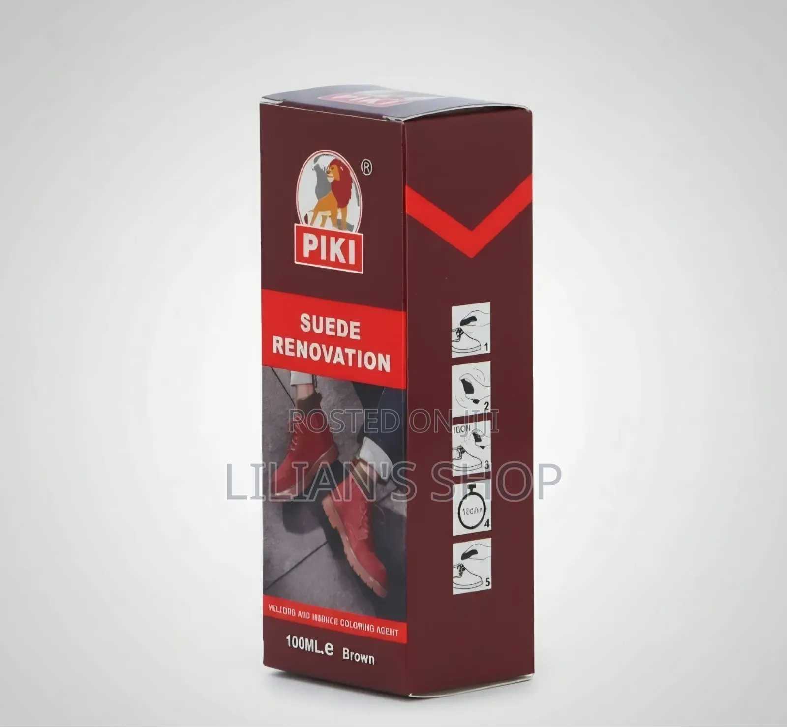 PIKI Suede Renovation Brown Shoe Paint