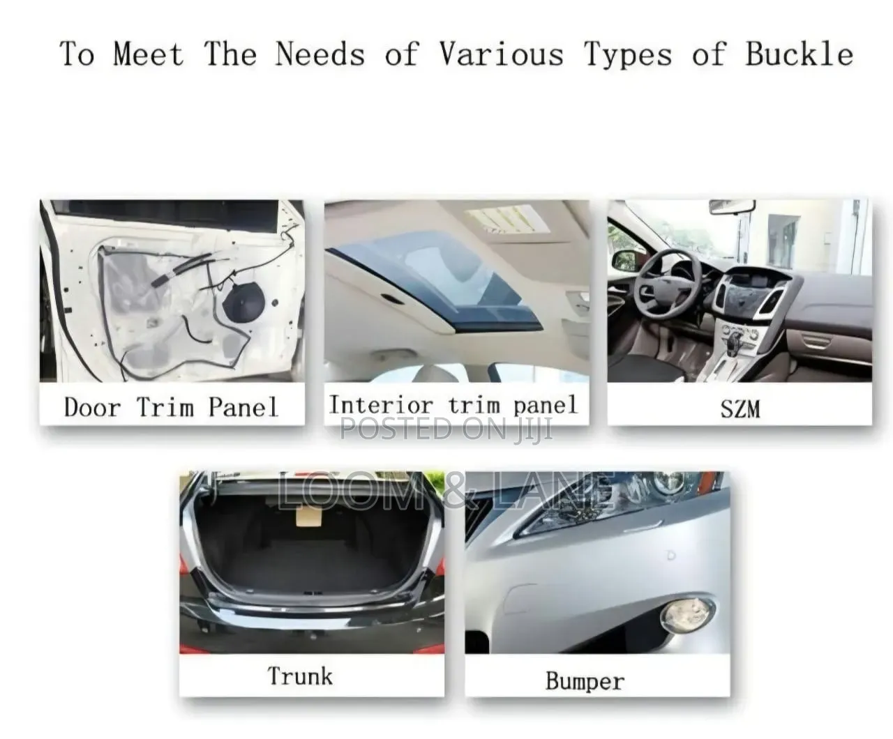Random Mixed Universal Car Fender Plastic Clips