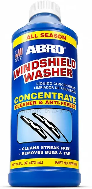 Windshield Washer Fluid Concentrate All- Glass Cleaner & Anti-Freeze