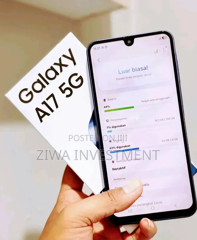 New Samsung Galaxy A17 5G 256 GB Blue