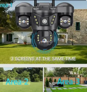 HD Smart Camera 4G Stand Alone 3lens Solar .
