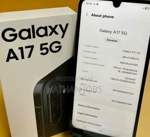 New Samsung Galaxy A17 5G 256 GB Black