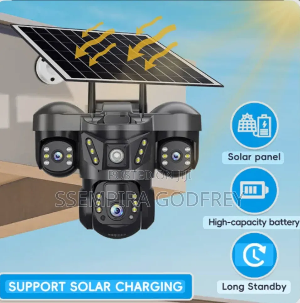 7 Brand 12mp Double Lens Solar Security Camera