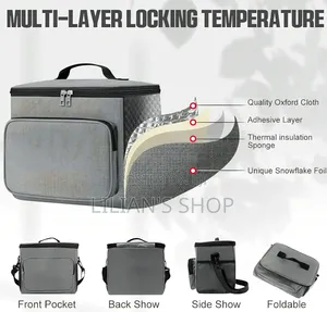 10L Insulated Lunch Bag for Men Women