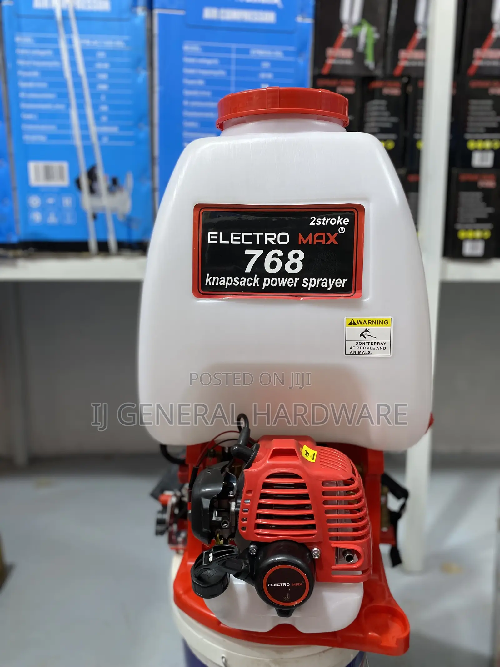 Electro Max 768 Knapsack Power Sprayer.