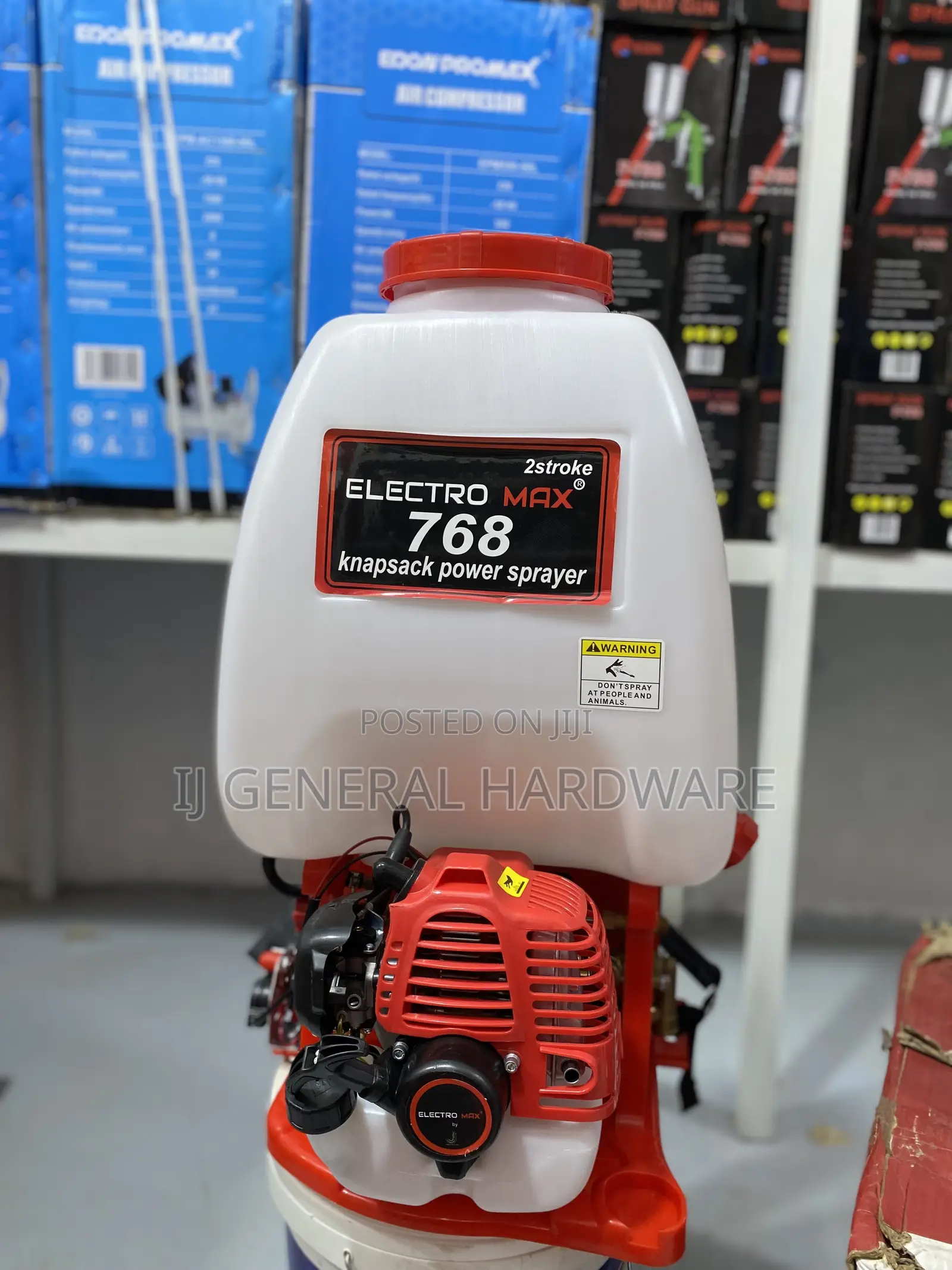 Electro Max 768 Knapsack Power Sprayer.