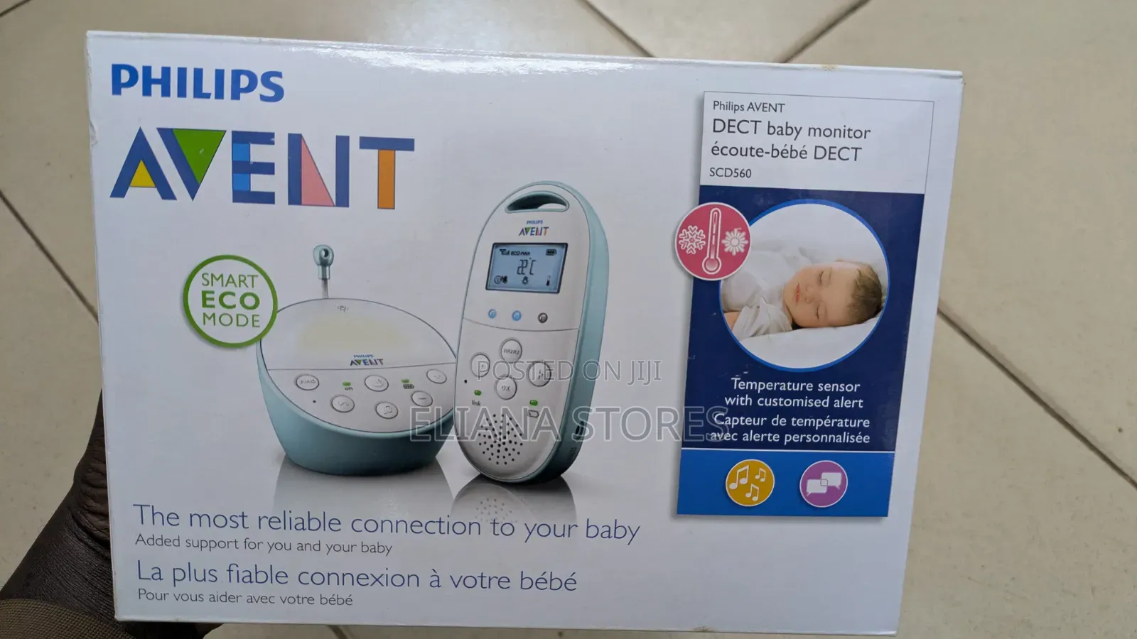 Philips Avent Baby Monitor With Temp Sensor