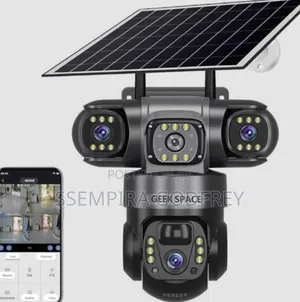 Calus Solar Security Camera 3lens 4G Sim Card