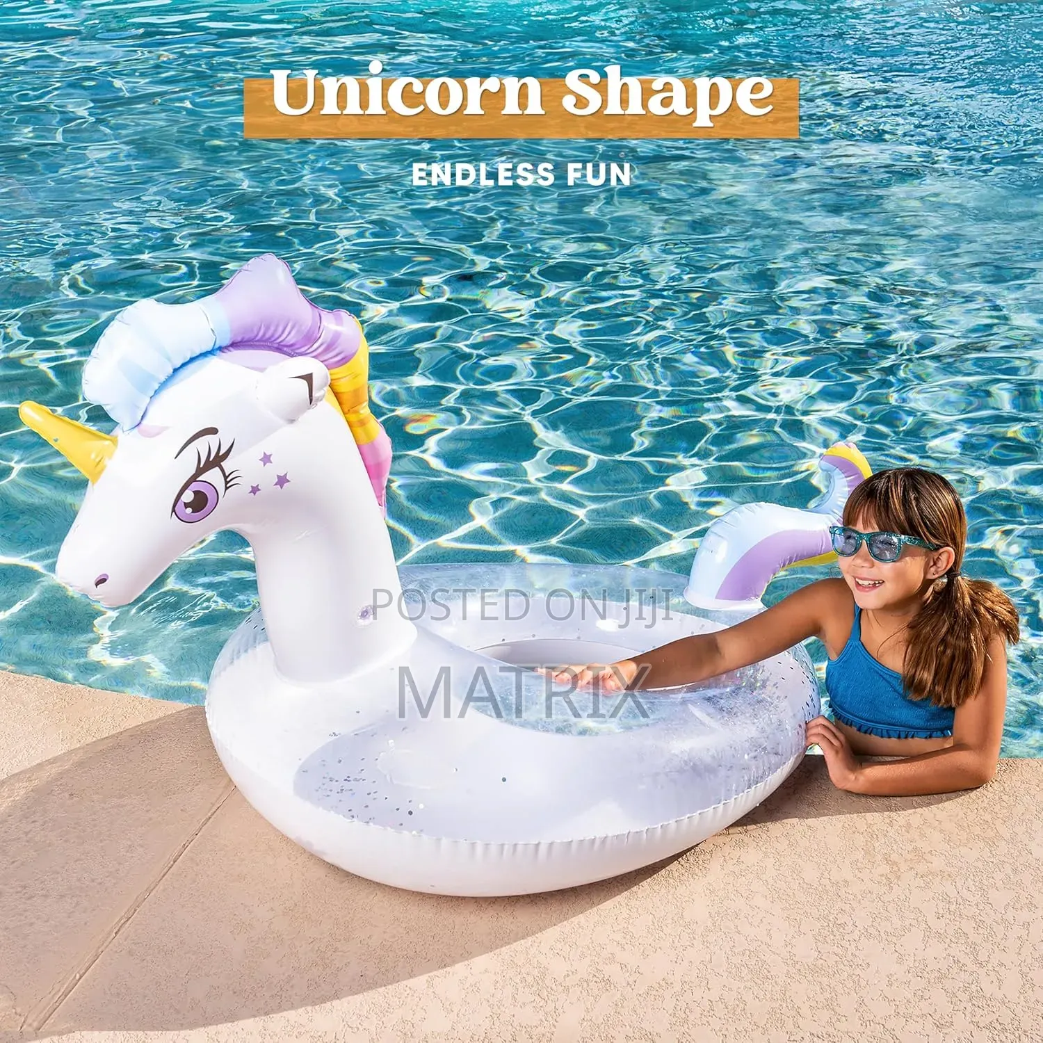 Inflatable Swimming Pool Ring Designed for Children.