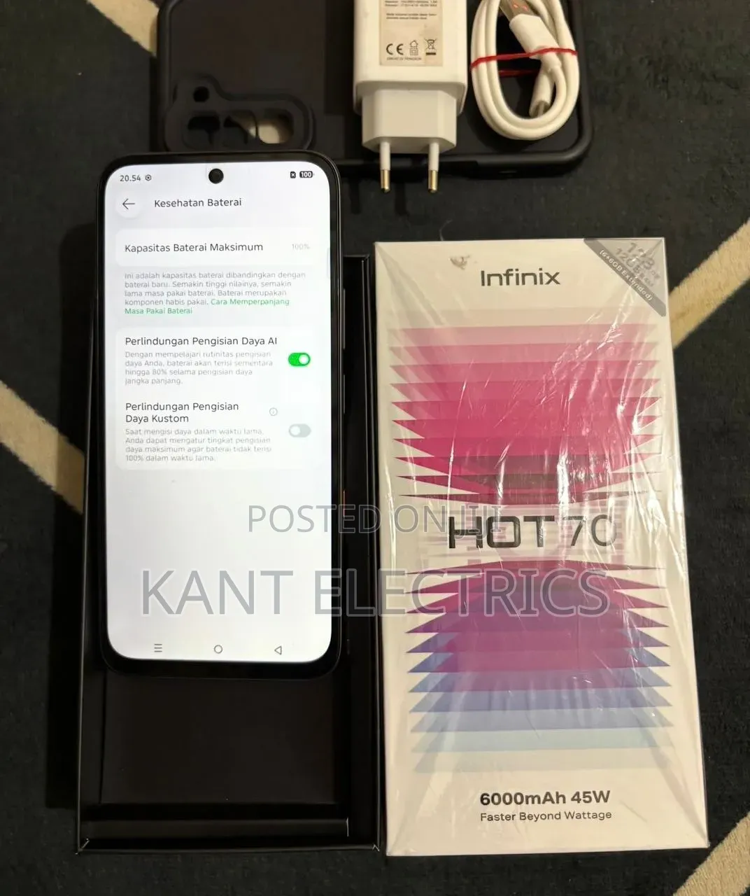 New Infinix Hot 70 256 GB Black