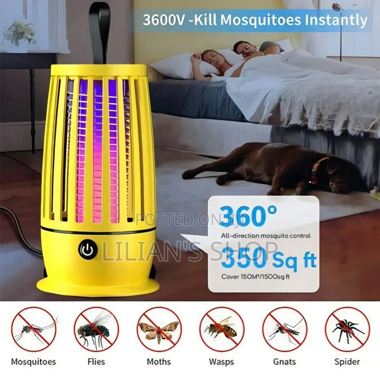 Electric Fly Bug Zapper Mosquito Insect Killer