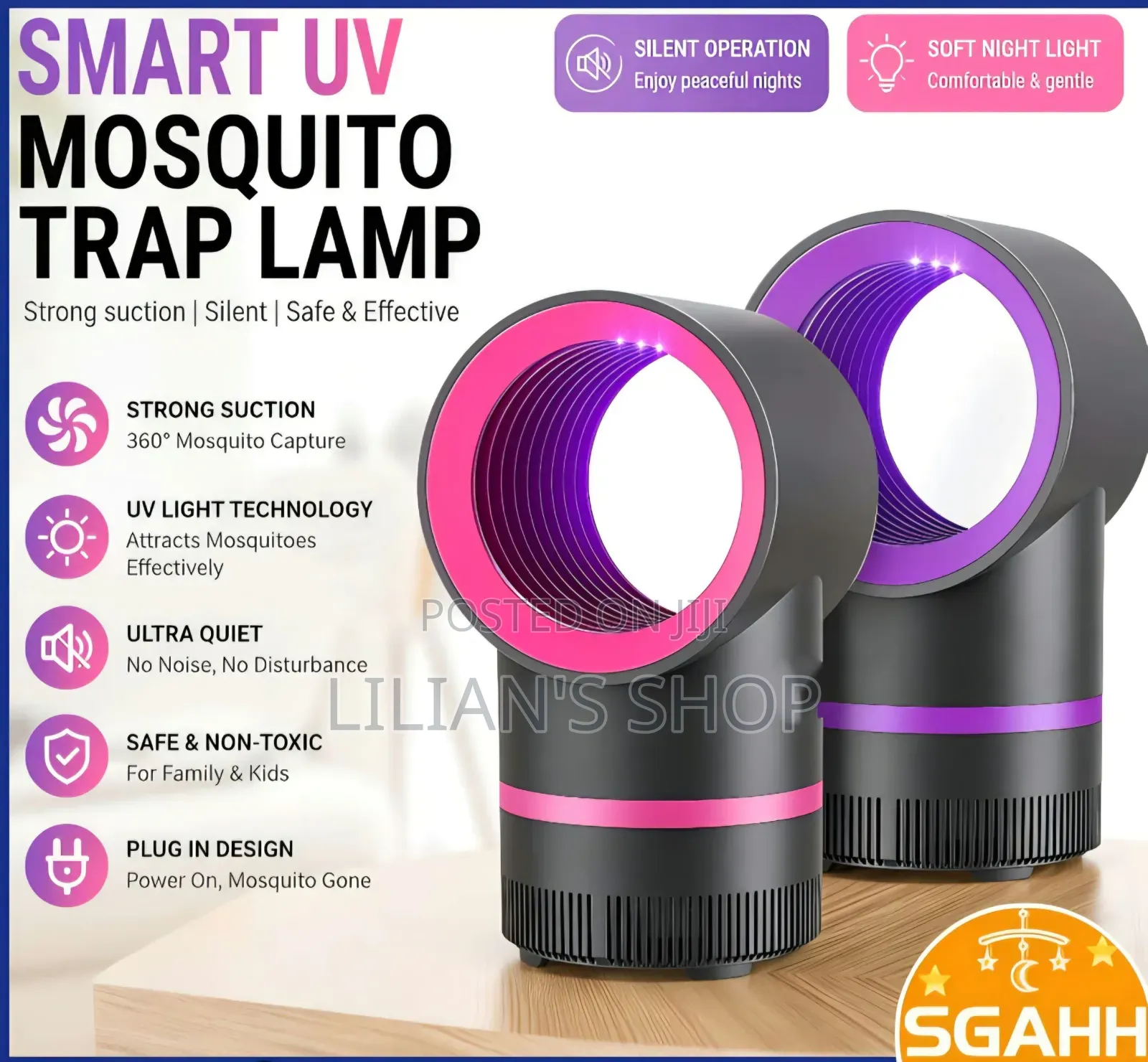 Electronic Mosquito Catcher Lamp 5