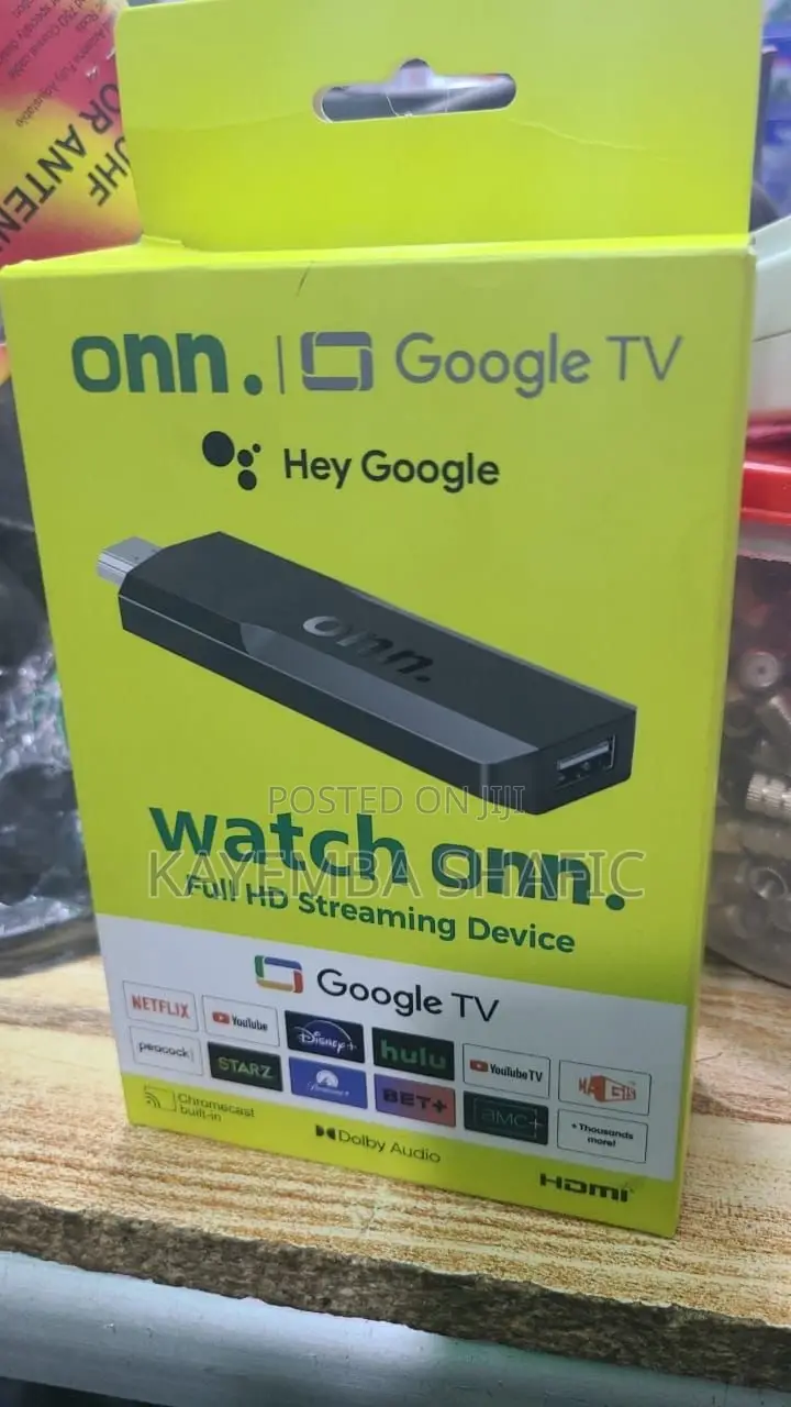 Onn Google TV Full HD Streaming Device Android TV Stick - Brand New