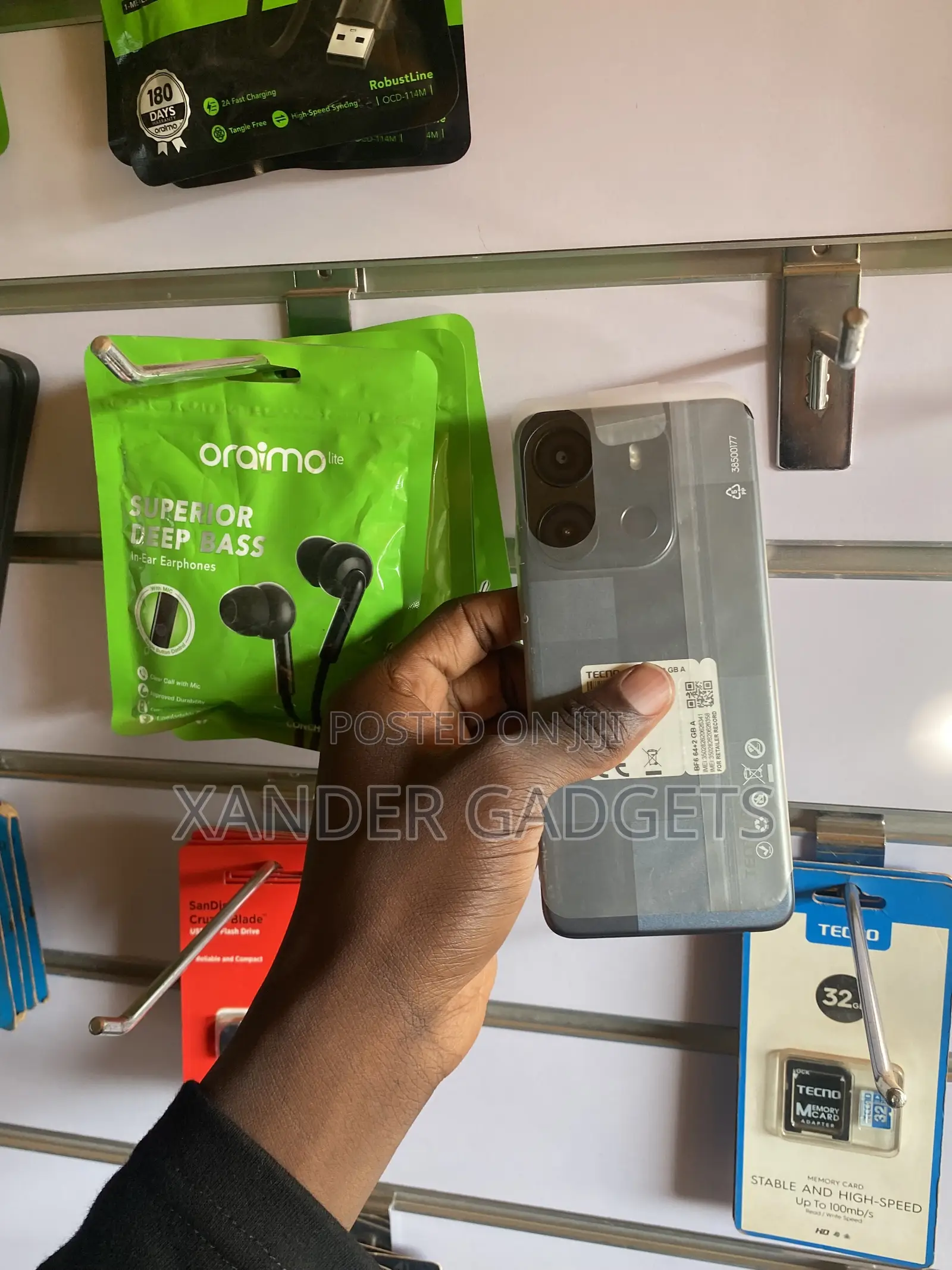 New Tecno Pop 7 64 GB Black