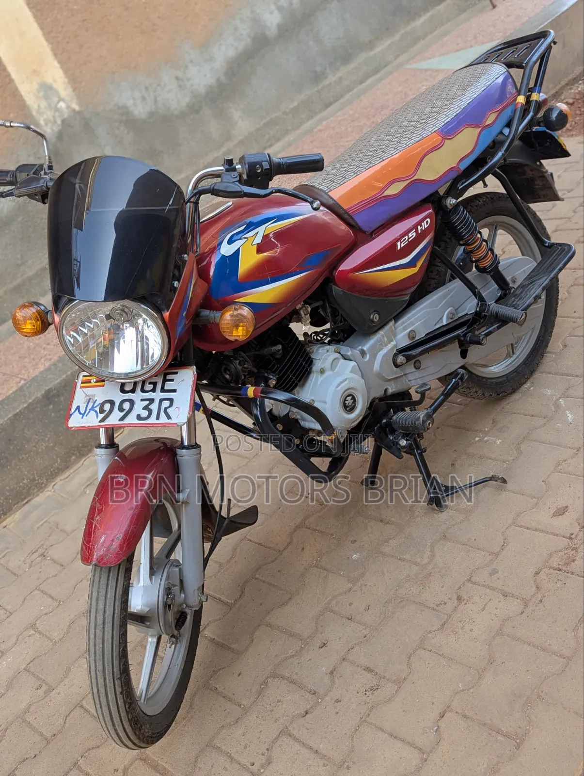 Bajaj Boxer 125 2024 Red