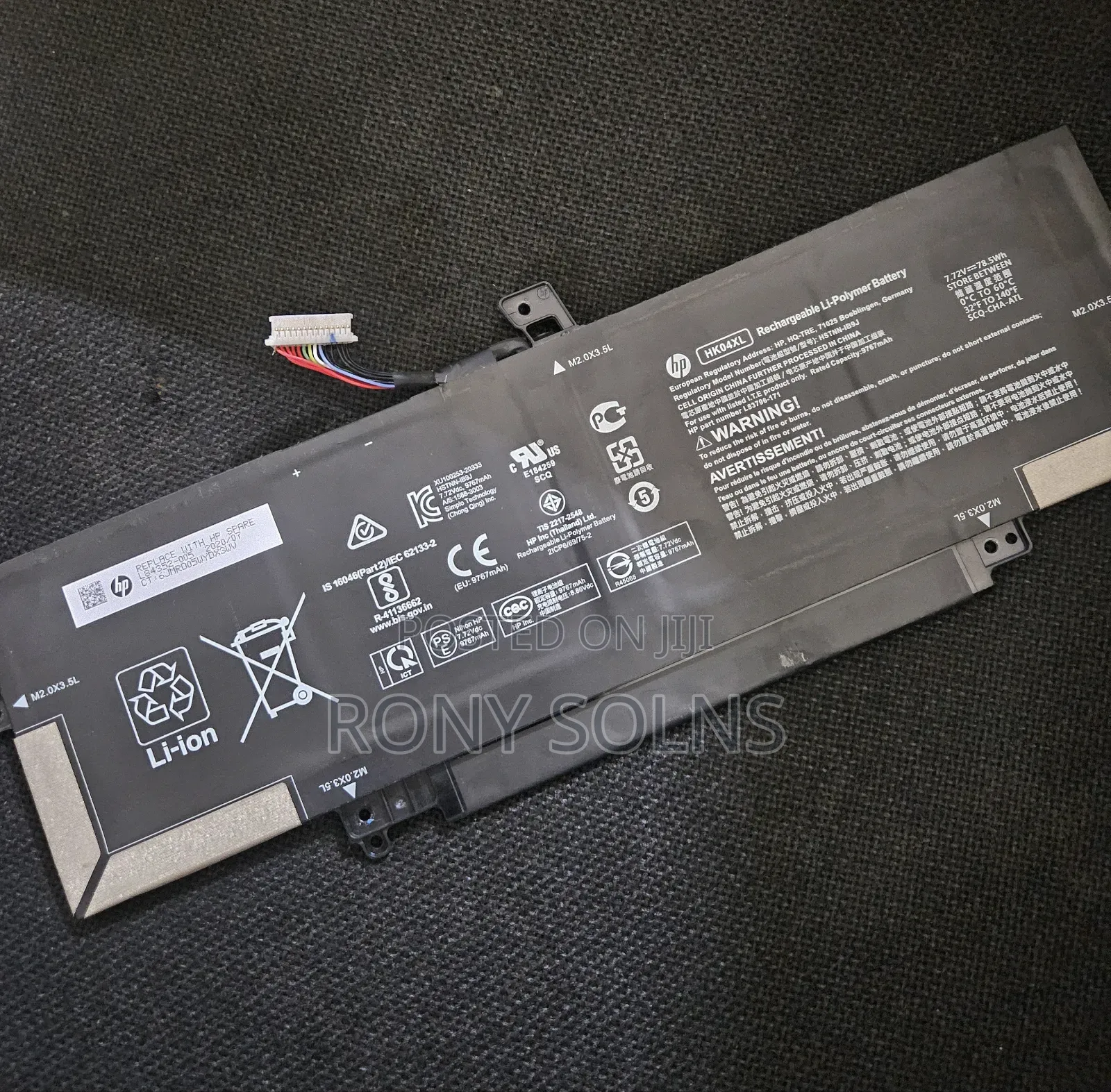 HP Hk04xl Battery for HP Elitebook X360 1030 G7, 1030 G8, 1040 G7