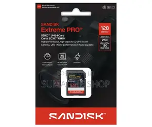 SanDisk Extreme PRO 128GB SDXC UHS-I Memory Cards